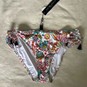 La Blanca Floral Paisley Bikini Bottom